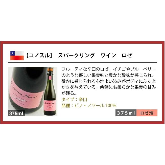 ワインセット セレクト スパークリング ワイン ハーフサイズ 6本セット 375ml ハーフボトル 泡 飲みきりサイズ |  | 05