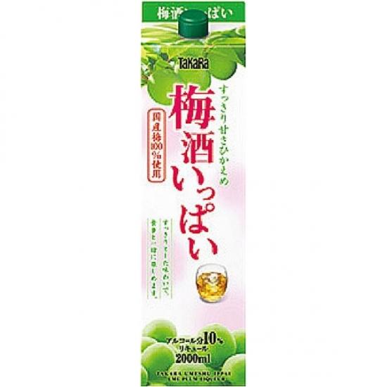 宝酒造10° 梅酒いっぱい 2Lパック 梅酒 業務用 | 