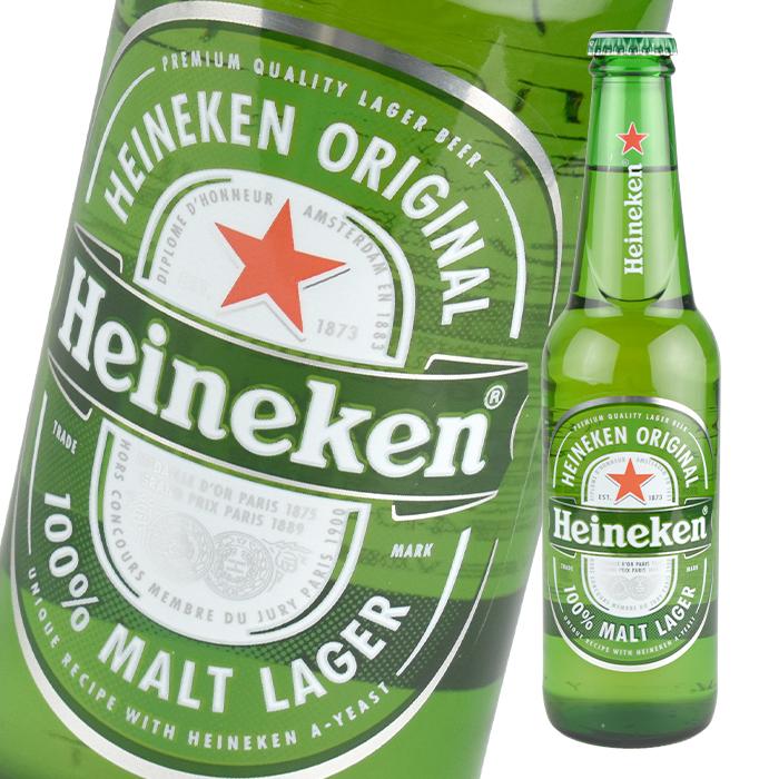 ハイネケン 瓶ビール 330ml 小瓶 12本 輸入ビールオランダ海外 : 酒