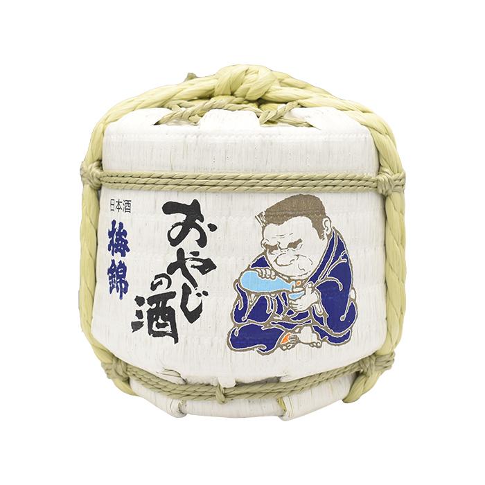 日本酒 おやじの酒 ミニ菰樽 300ml クリアケース入り 1個 送料無料 |  | 01