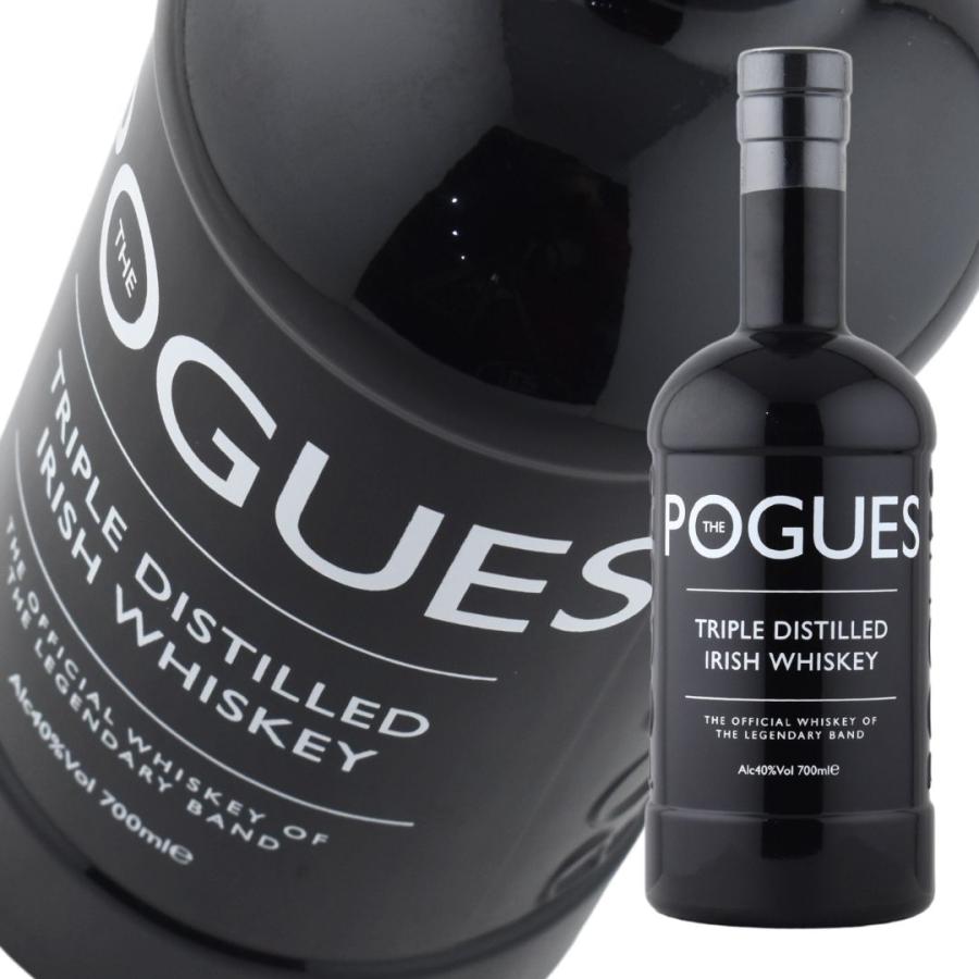 ウイスキー 40度 ポーグス アイリッシュウイスキー 700ml 黒 瓶 1本