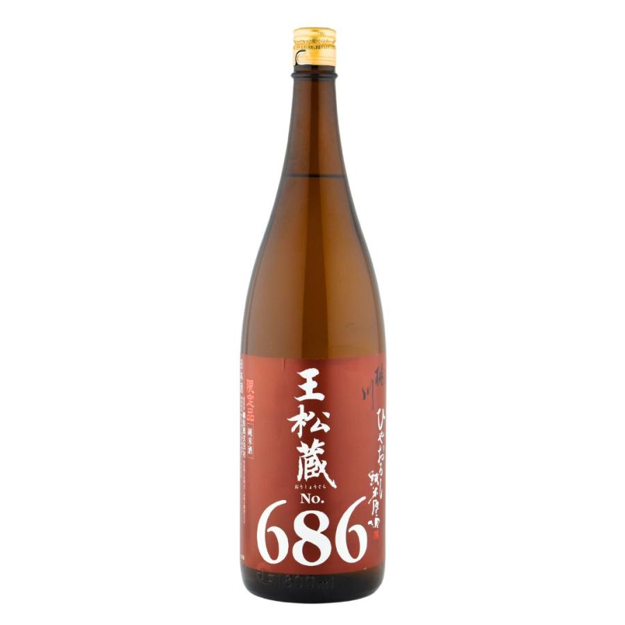 日本酒 18度 桃川 ひやおろし 純米原酒 王松蔵 No.686 1800ml 1