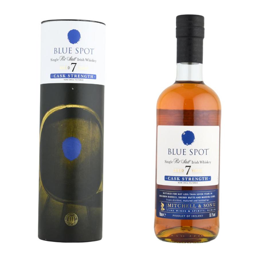 ウイスキー 59.1度 ブルースポット 7年 カスクストレングス 700ml 1本