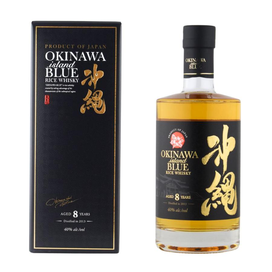 ウイスキー 40度 沖縄 アイランドブルー 8年 ISLAND BLUE 700ml 1本