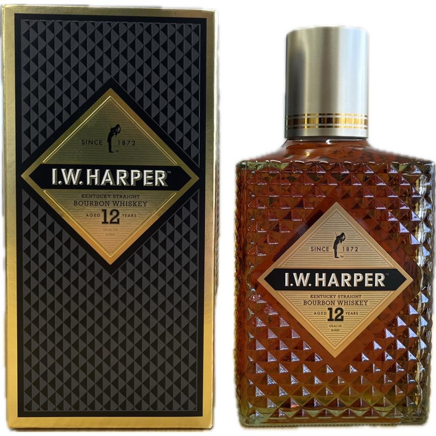 ウイスキー 43度 I.W.ハーパー 12年 750ml 1本 正規 箱入 : 酒宝庫