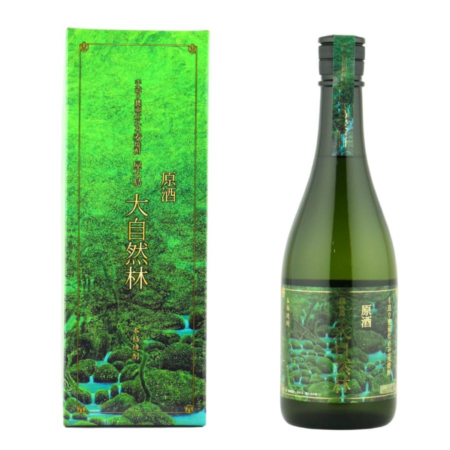 焼酎 41度 手造り甕壺仕込み麦焼酎 原酒 屋久島 大自然林 麦 720ml 1本 ギフトボックス入 |  | 01