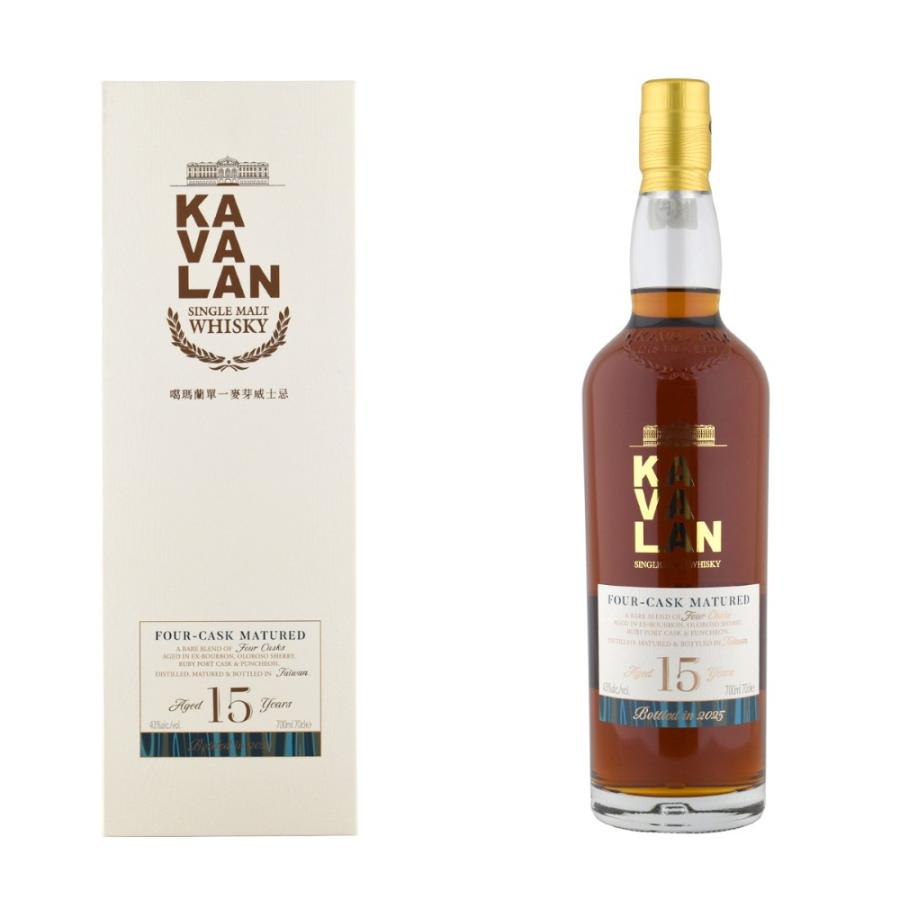 ウイスキー カバラン 15年 シングルモルトウイスキー 43% 700ml 1本 正規品 カヴァラン 台湾 |  | 01