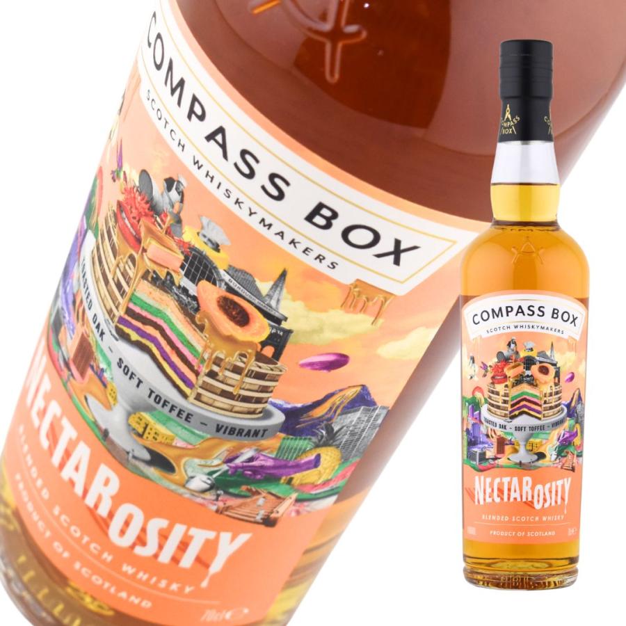 ウイスキー 46度 コンパスボックス ネクタロシティ ブレンデッドスコッチ 700ml 1本 並行品 | 