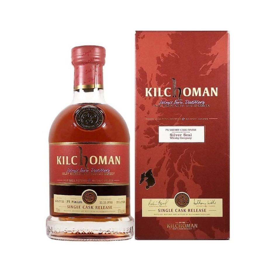 ウイスキー 57度 キルホーマン シルバーシール PXカスク2011 700ml 1本