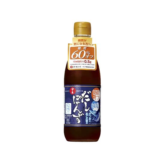 キング醸造 日の出 糖質オフ・減塩 だしぽんず 360ml×3本セット | 