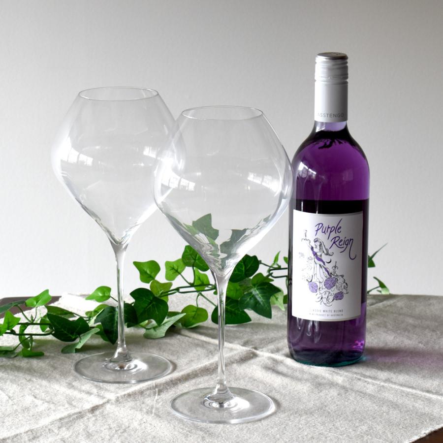 パープルレイン 紫ワイン ペアグラス付ギフトセット パープルレイン750ml×1,グラス2脚,紙製コースター4枚 送料無料 |  | 01