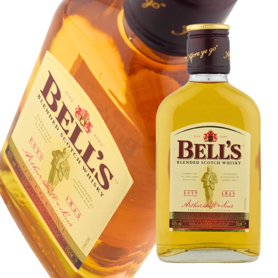 ウイスキー 40度 ベル スコッチオリジナル 200ml×1本 ミニボトル : 酒
