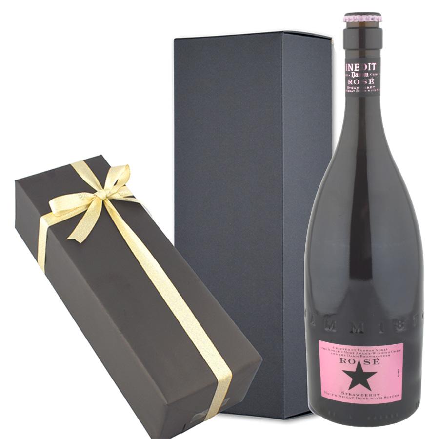 ギフト包装付・タイプＢビール 3.4度 イネディット ロゼ 750ml 1本 ギフトBOX入り 贈り物 ギフトにもオススメ 送料無料 |  | 01
