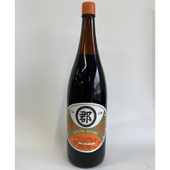 綾部福祉会グンゼ醤油 こいくち 1800ml 1.8L瓶 しょうゆ | 