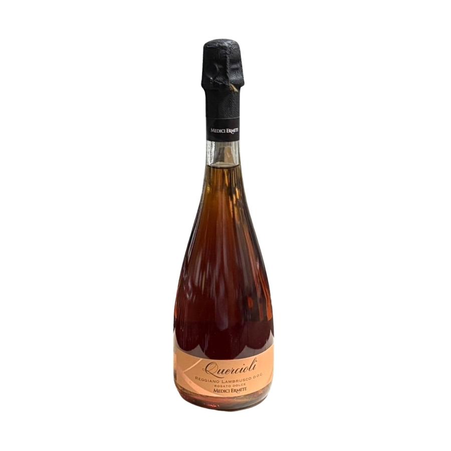 イタリア  メディチ エルメーテ クエルチオーリ レッジアーノ ランブルスコ ドルチェ ロザート 旧ボトル NV 750ml  掘り出し特価 | 