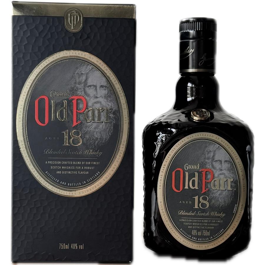 【未開封】Grand Old Parr 18 750ml 40% ウイスキー 40度 オールドパー 18年 750ml 1本 玉付き 並行 : 酒宝庫