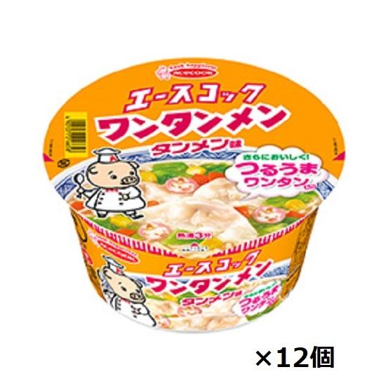エースコック     ワンタンメンどんぶり タンメン味 79ｇ×12個 | 