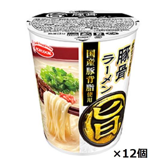 エースコック   まる旨 豚骨ラーメン 58ｇ×12個セット | 