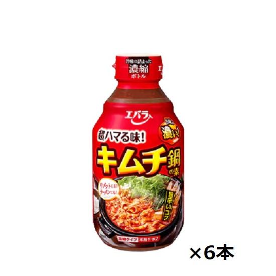 エバラ食品 キムチ鍋の素 300ml×6本 : 酒宝庫 MASHIMO Yahoo!店