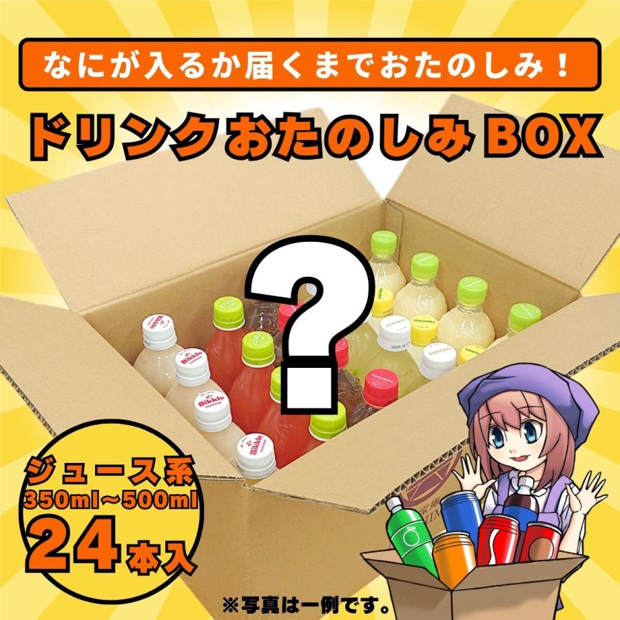 ドリンク おたのしみ BOX ジュース系飲料 350ml〜500mlドリンク×24本入り 1ケース | 