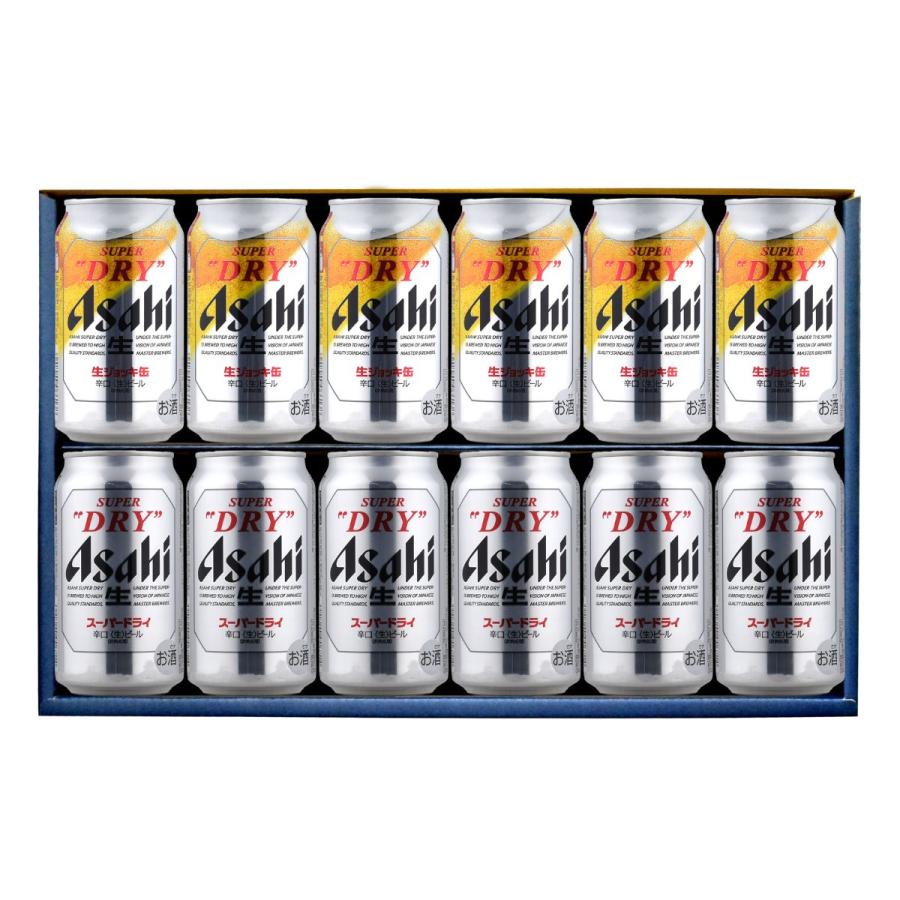 お中元 夏ギフト ギフト缶ビール350ml×12本セット スーパードライ350ml缶×6本 スーパードライ生ジョッキ缶 340ml×6本 計12本セット サマーギフト特集 D-3 |  | 01