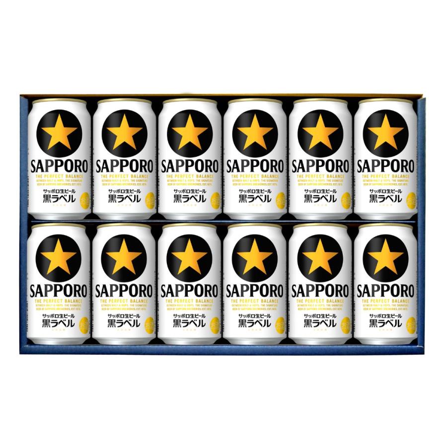 お中元 夏ギフト 缶ビール350ml×12本セット サッポロ 黒ラベル 350ml×12本 計12本セット サマーギフト特集 D-6 |  | 01