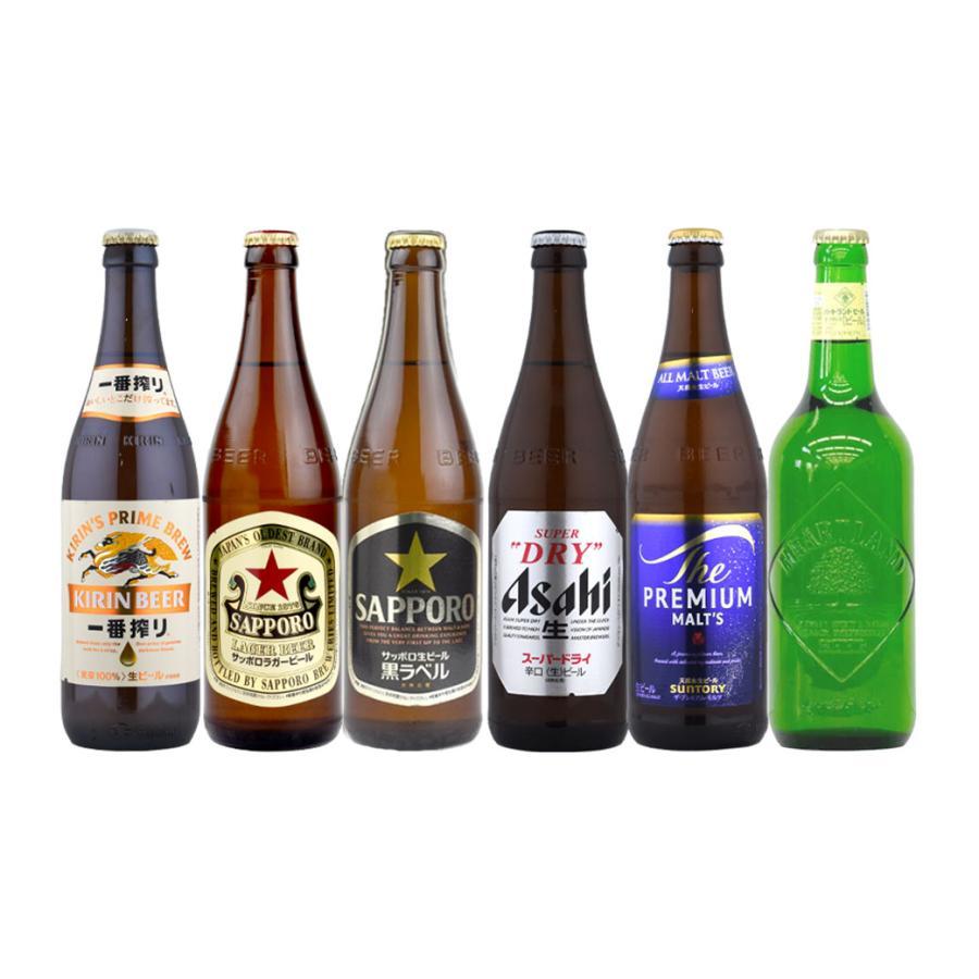 お中元 夏ギフト瓶ビール中瓶 国産4大ビールメーカー 6種類アソートセット 500ml×6本 サマーギフト特集 |  | 01