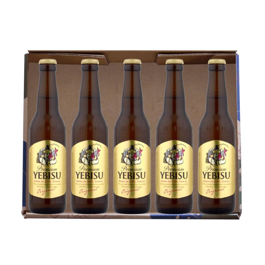 お中元 夏ギフト ギフト 瓶ビールセット エビス 小瓶 334ml×5本 サマーギフト特集 E-9 |  | 01