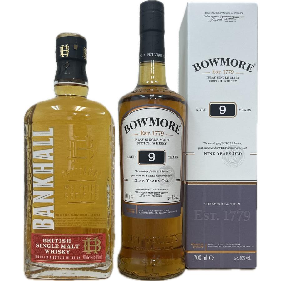 ウイスキーセット 送料無料 シングルモルト 飲み比べ 2本セット バンク