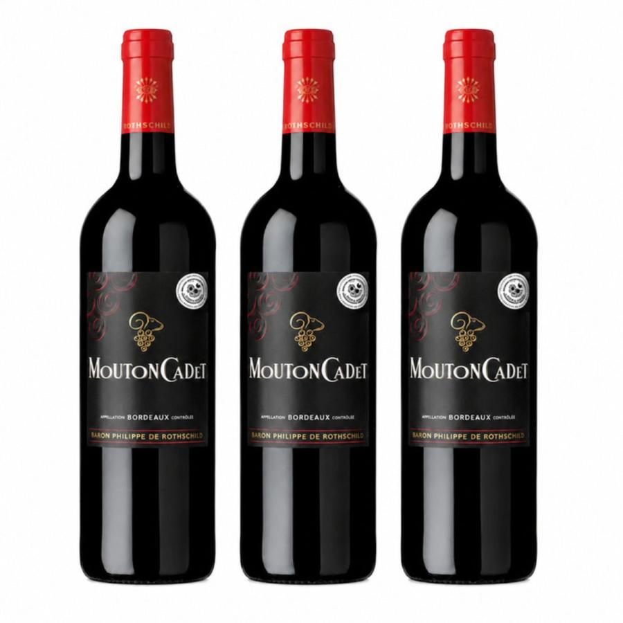 ワインセット ムートンカデ ルージュ 赤 750ml×3本セット 送料無料 | 