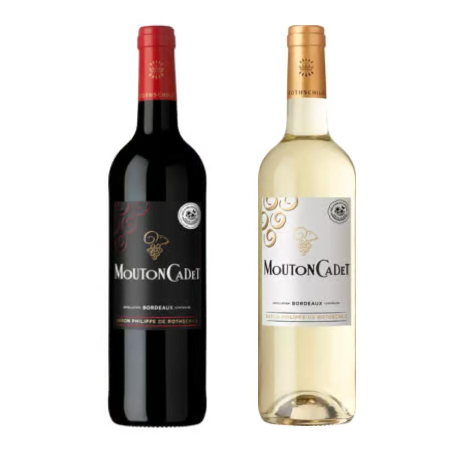 ワインセット ムートンカデ ルージュ＆ブラン  赤・白 2種アソート 750ml×各1本 計2本セット 送料無料 | 