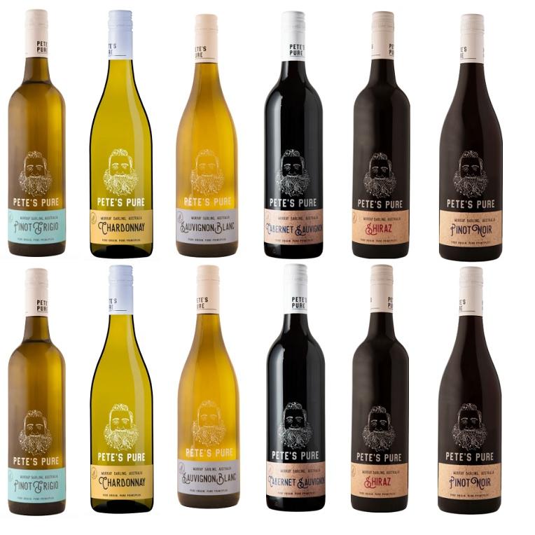 ワインセット ピーツ ピュア シリーズ アソート 12本セット 赤 白 750ml  送料無料 | 