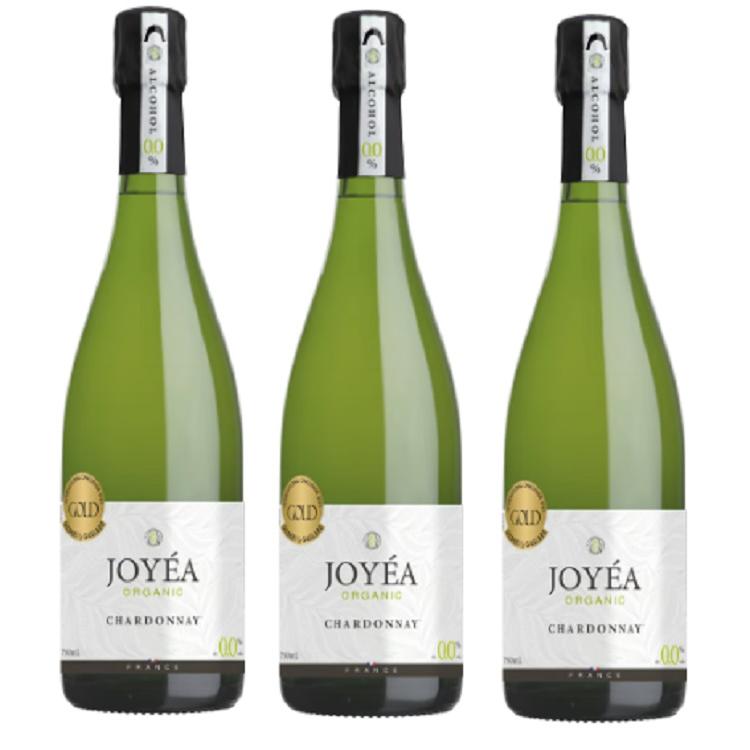 ワインセット シャヴァン ジョエア オーガニック スパークリング シャルドネ（ノンアルコールワイン）3本セット 750ml 白泡 送料無料 | 