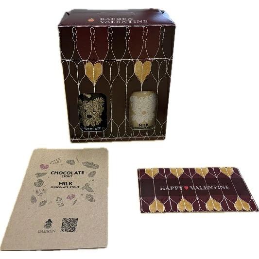 バレンタインギフト包装付ビール ベアレン チョコレートスタウト＆ミルクチョコレートスタウト 330ml瓶2本セット BTS-V2 送料無料 |  | 09