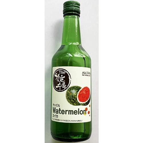 在庫処分特価 チャズル スイカ 14度 360ml 韓国 : 酒宝庫 MASHIMO
