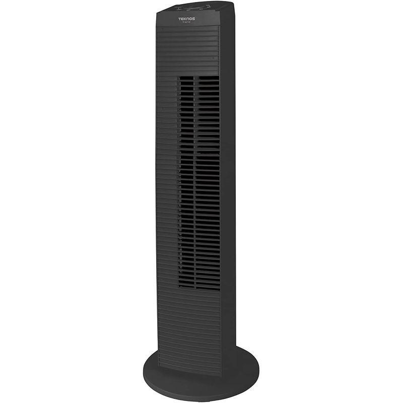 有名な高級ブランド タワーファン メカ式 タワー扇風機 Teknos スリムファン 2個セット ブラック 首振り 風量3段階 扇風機 扇風機 サーキュレーター Www Theopengate Org Il