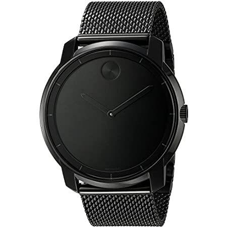 特価 Movado メンズ 腕時計【並行輸入品】 ブラック スイスクォーツ アナログディスプレイ ボールド 3600261 腕時計