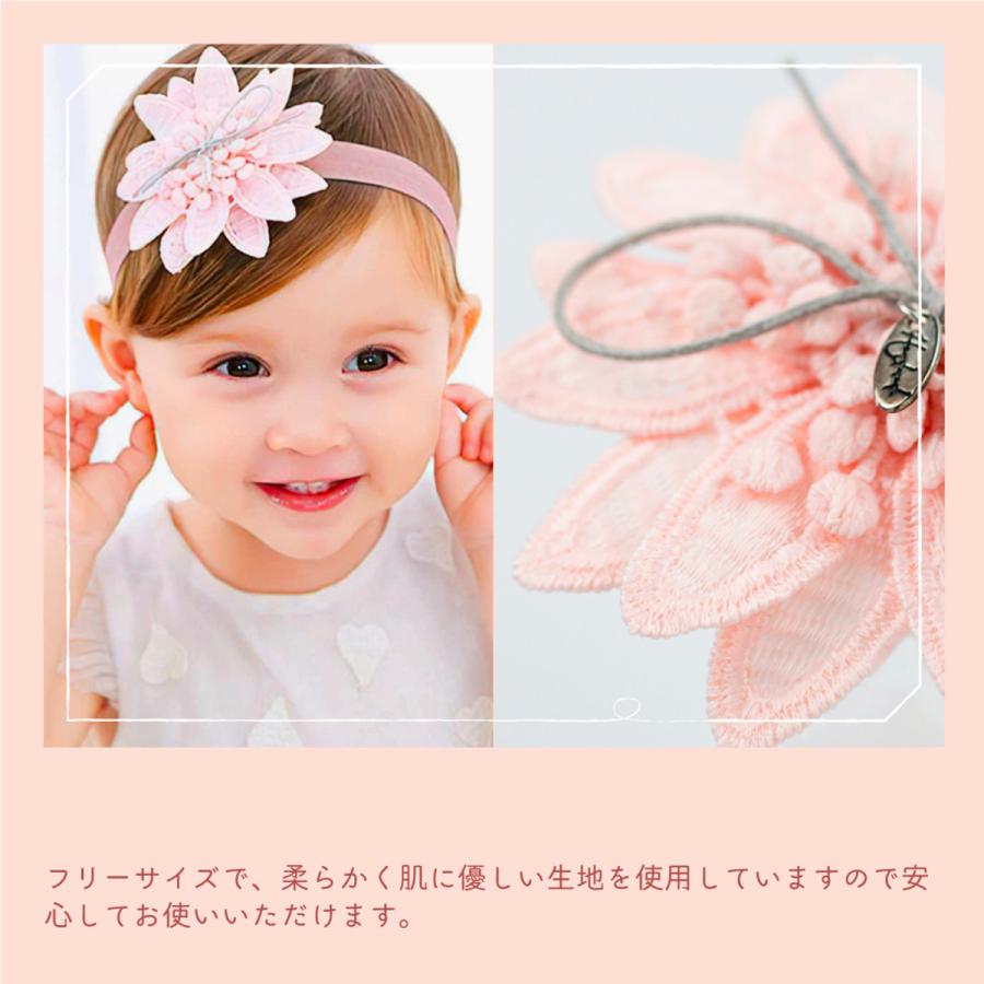 ベビー リボン ヘアバンド 髪飾り 赤ちゃん プレゼント 出産祝い 百日祝い