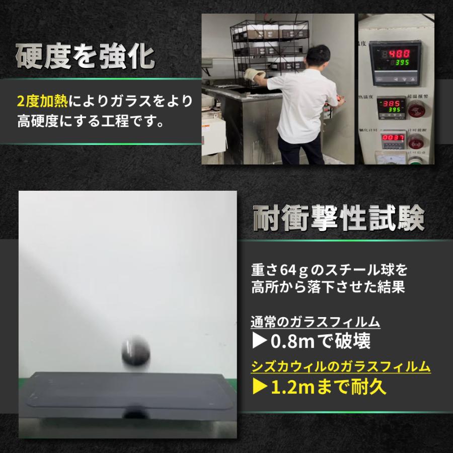 iPhone6 ガラスフィルム 保護フィルム アンチグレア 反射防止 iphone6 液晶保護フィルム フィルム shizukawill シズカウィル｜maskmore｜09