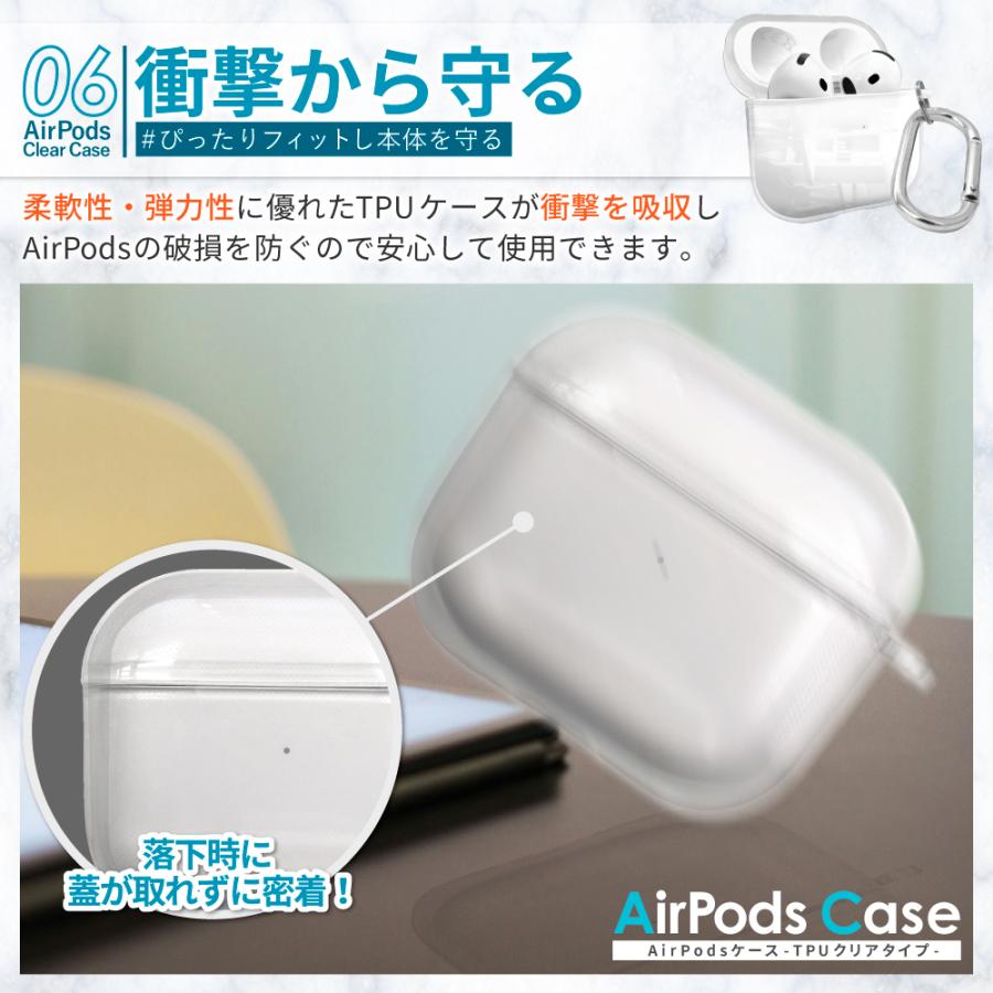 シズカウィル（shizukawill） AirPods Pro 3 ケース クリア AirPods 4