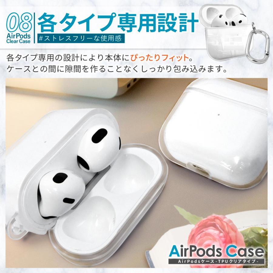 シズカウィル（shizukawill） AirPods Pro 3 ケース クリア AirPods 4