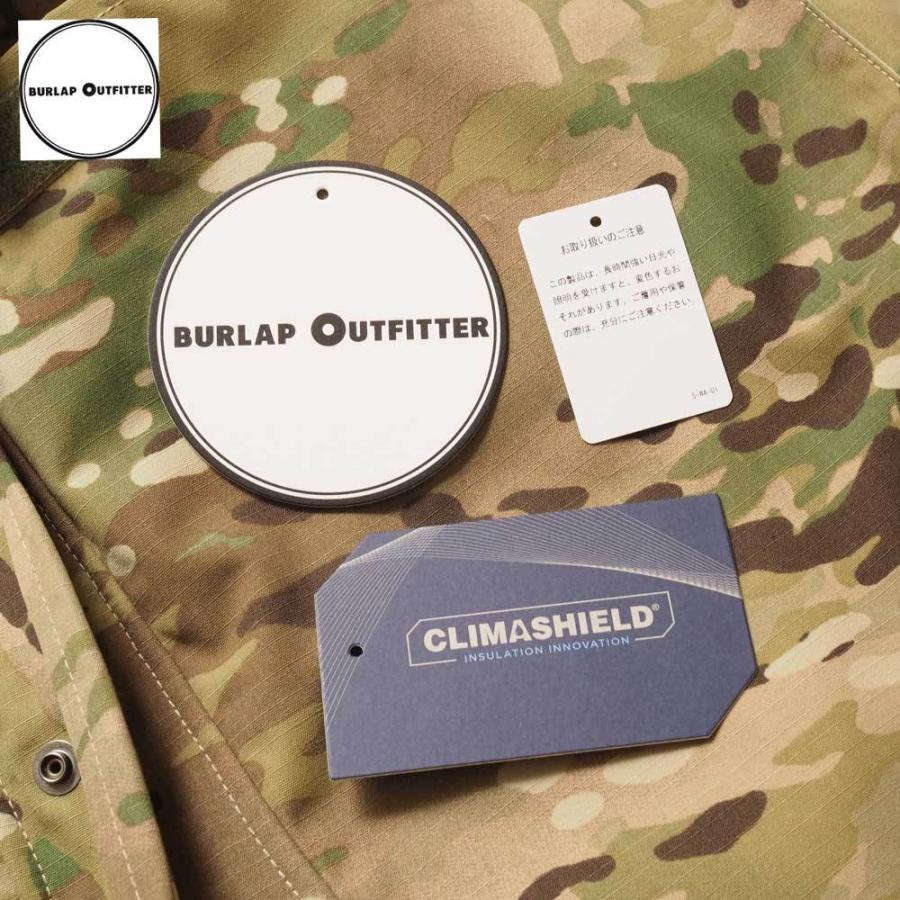 BURLAP OUTFITTER　バーラップアウトフィター　トラックパンツ BURLAP OUTFITTER (バーラップアウトフィッター)  TRACK PANT REFLECTIVE &frasl; トラックパンツ リフレクティブ Cagoule Shirt - Olive Cotton Heavy Twill Plaid