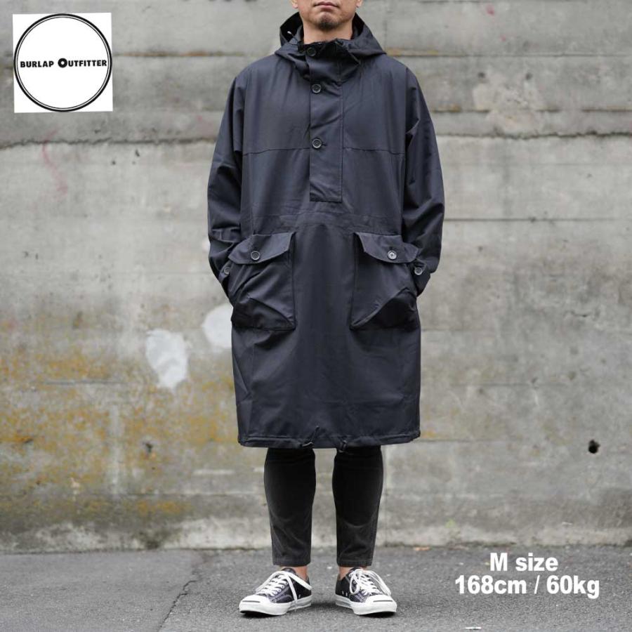 PLW CAGOULE / HEATHER BLACK Burlap Outfitter バーラップ PLW CAGOULE / HEATHER BLACK Burlap Outfitter バーラップ