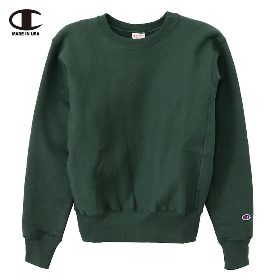 Champion REVERSE WEAVE "MADE IN USA" CREWNECK SWEAT SHIRTS / (560)MOSS｜masphalto｜02