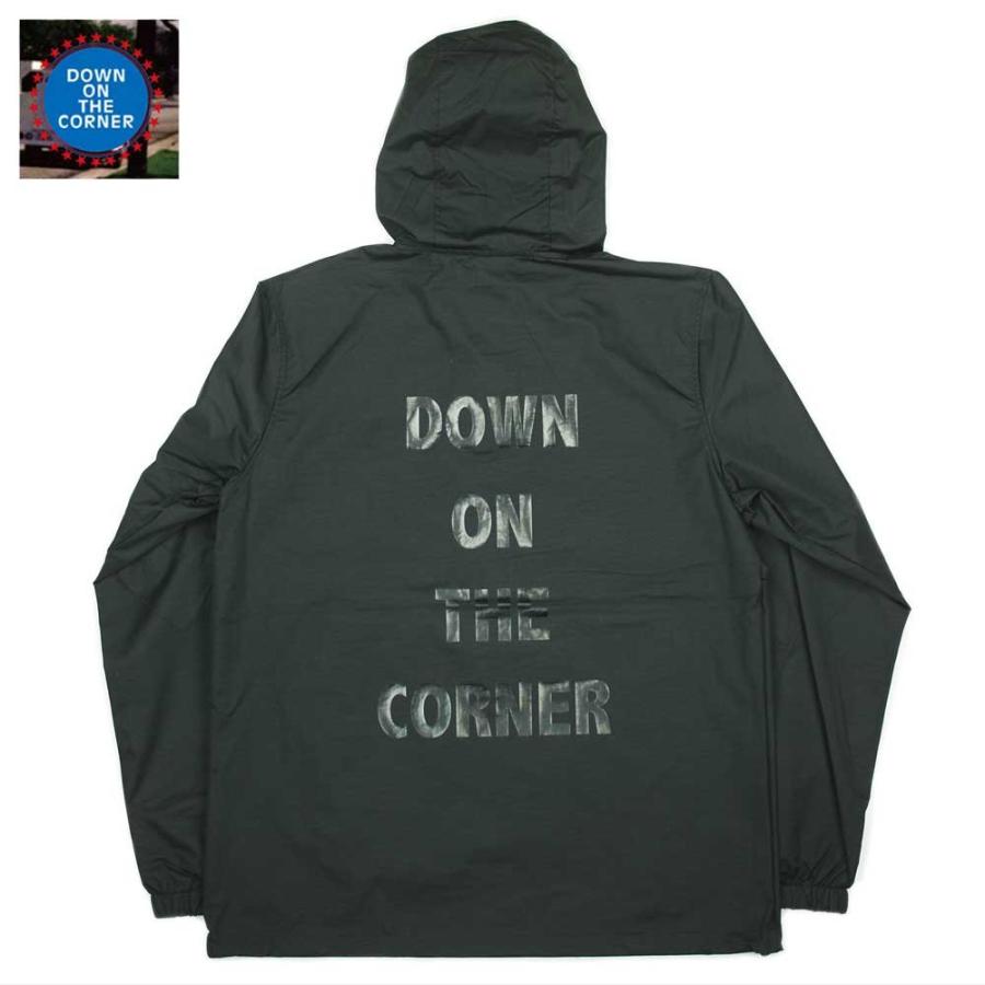 DOWN ON THE CORNER ナイロンアノラック カージナルス DOWN ON THE CORNER ダウンオンザコーナー WATER PROOF ANORAK / BLACK