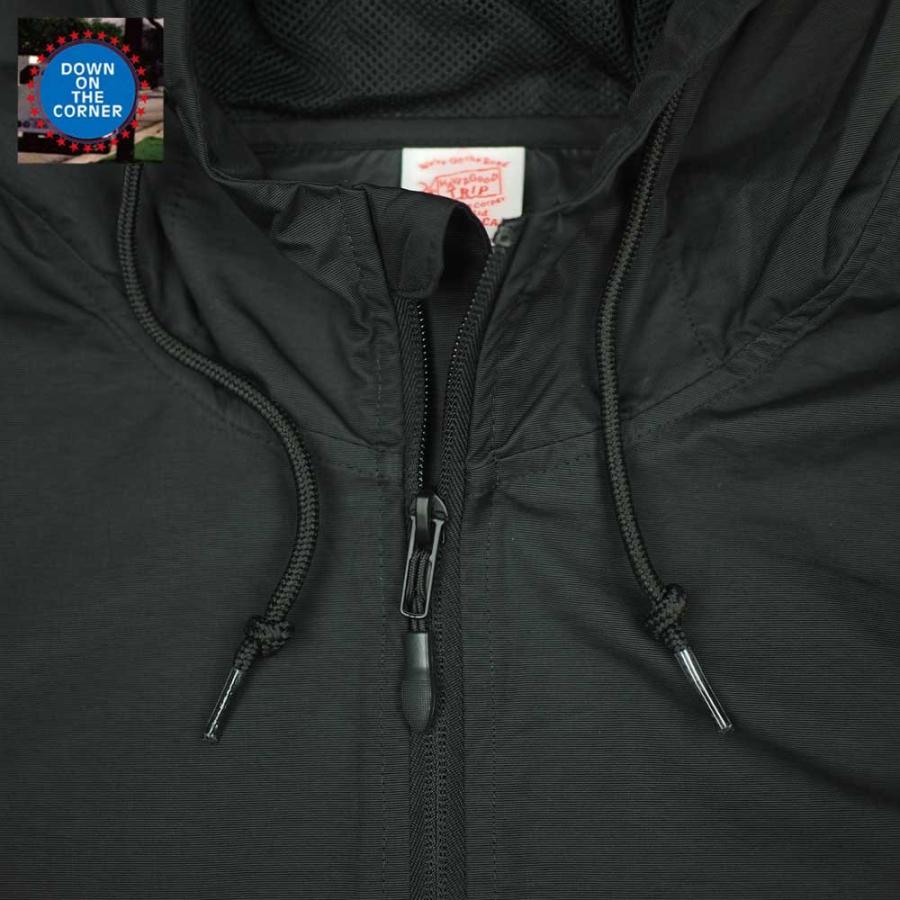 DOWN ON THE CORNER ダウンオンザコーナー WATER PROOF ANORAK / BLACK