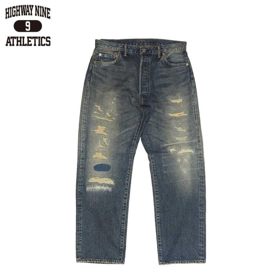 RED LINE 5POCKET LOOSE STRAIGHT HN010007 / REP2 HIGHWAY NINE RED LINE 5POCKET LOOSE STRAIGHT HN010007 / REP2 HIGHWAY NINE