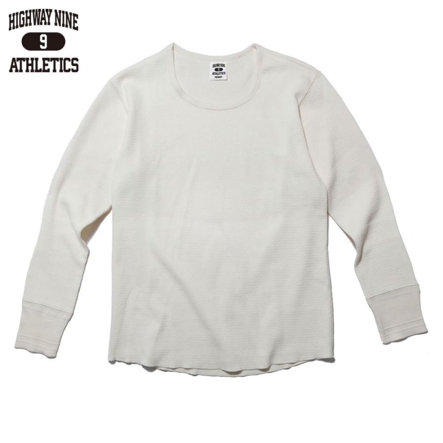 HIGHWAY NINE ハイウェイナイン U-NECK ハニカムサーマル L/S Tee
