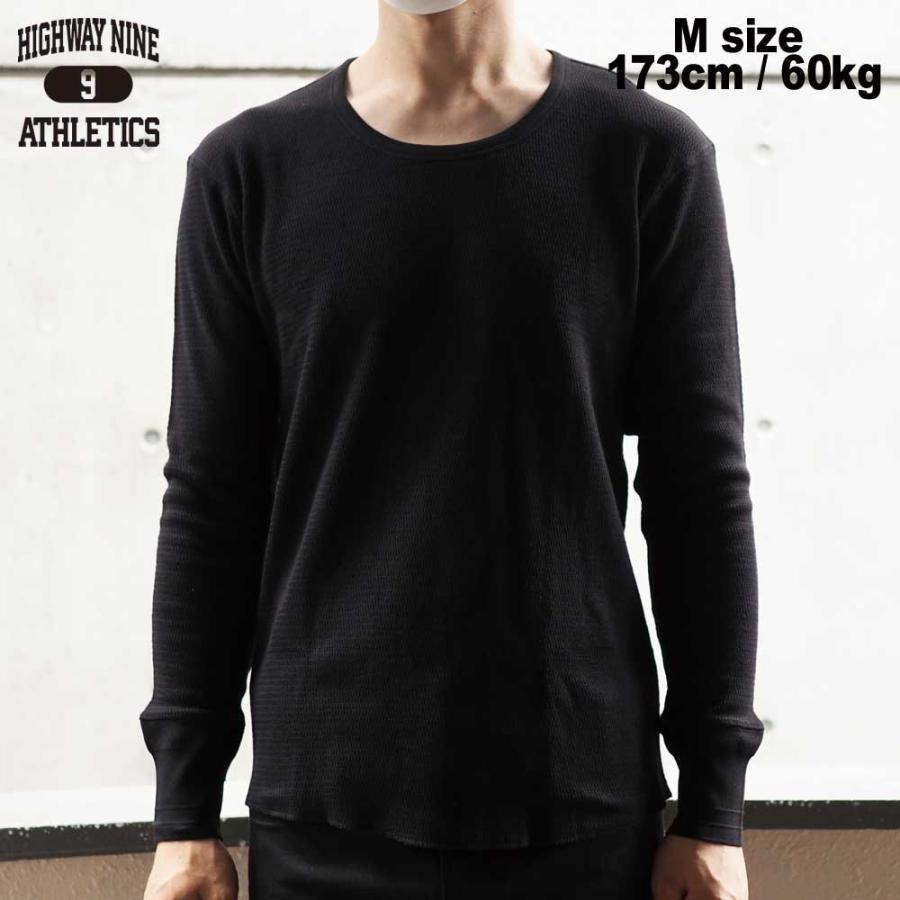 HIGHWAY NINE ハイウェイナイン U-NECK ハニカムサーマル L/S