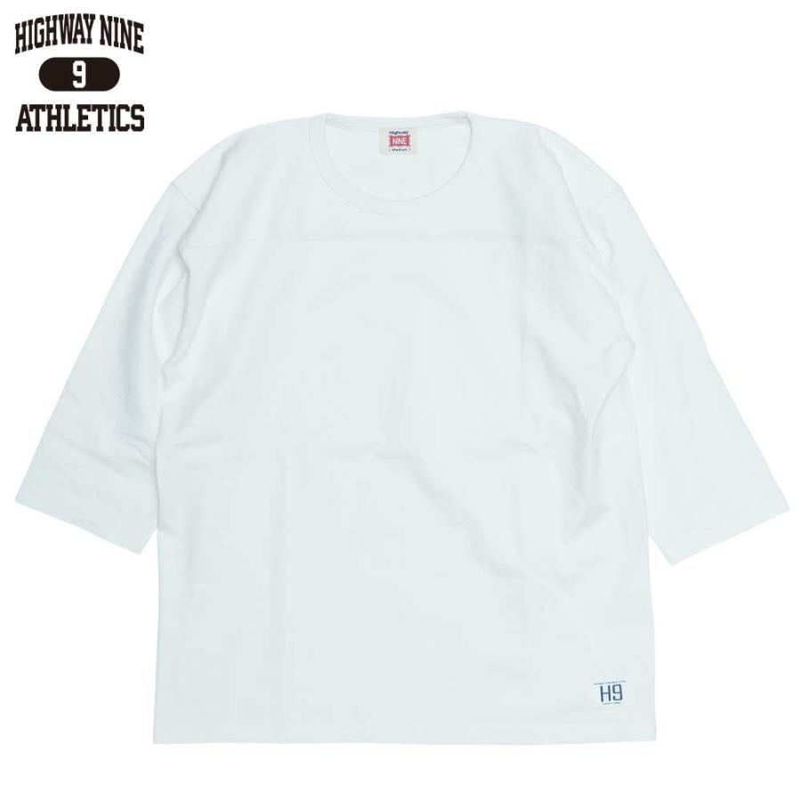 10/-TENJIKU ROUGH FIT FOOT BALL Tee / WHITE HIGHWAY NINE 